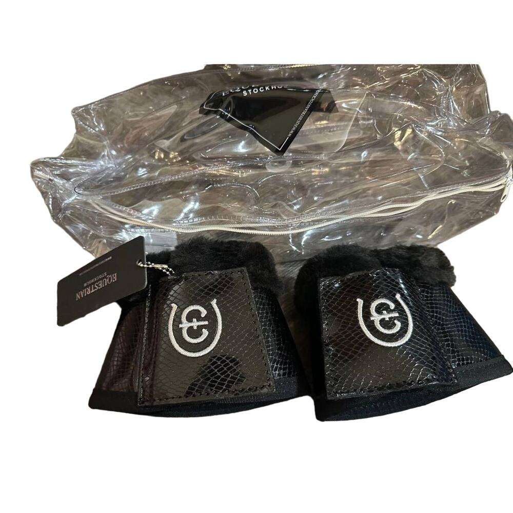 Equestrian Stockholm Bell Boots - NEW - Black Size Small!